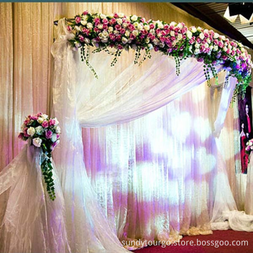 Tourgo Adjustable Wedding pipe drape , backdrop pipe and drape for show ,wedding,meeting , hotel